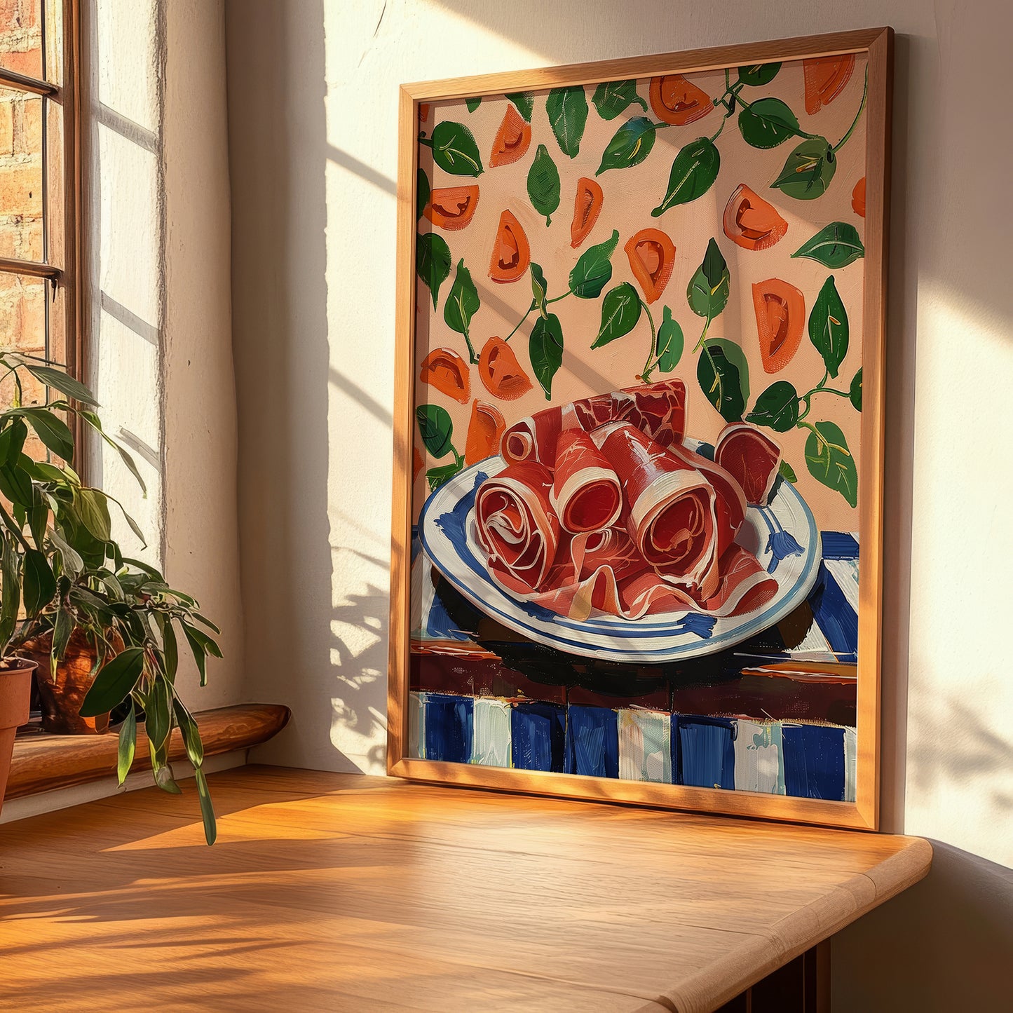 Prosciutto di Parma – Italian Meat Dish, Restaurant Poster, clean layout with no caption