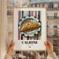 Calzone – Italian Pizza, Pizzeria Wall Art, styled in a charming Paris street view