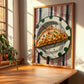 Calzone – Italian Pizza, Pizzeria Wall Art, clean layout with no caption