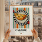 Calzone – Italian Pizza, Pizzeria Print, styled in a charming Paris street view