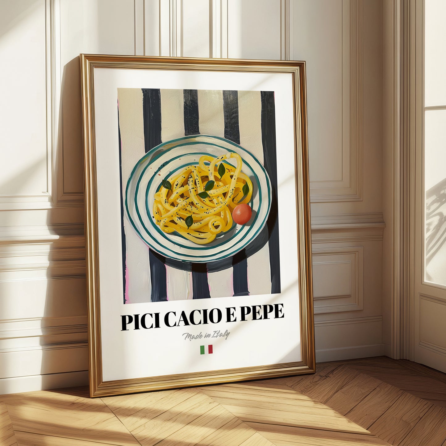 Pici Cacio e Pepe – Italian Pasta, Ristorante Wall Art