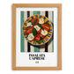 Insalata Caprese – Italian Salad Dish, Bistro Still Life, set in oak frame