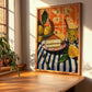 Tiramisu al Limoncello – Italian Dessert Dish, Restaurant Painting, clean layout with no caption