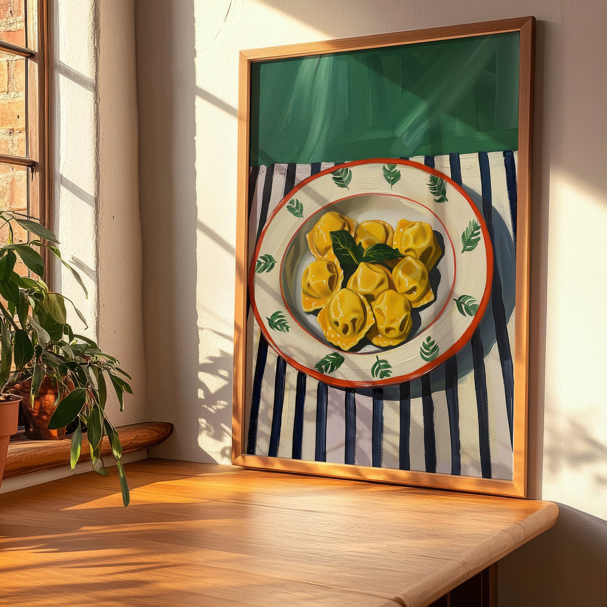 Tortelli – Italian Pasta, Osteria Poster, clean layout with no caption