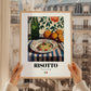 Risotto – Italian Stew Dish, Bistro Wall Art, styled in a charming Paris street view