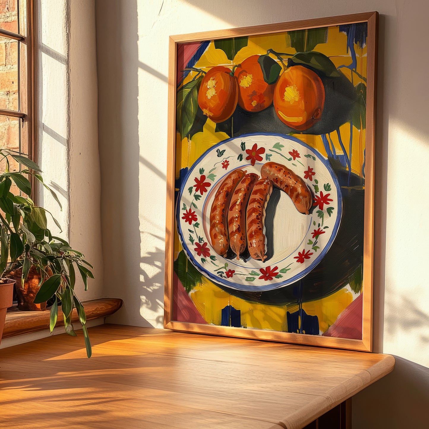 Salsiccia – Italian Meat Dish, Food Bar Poster, clean layout with no caption
