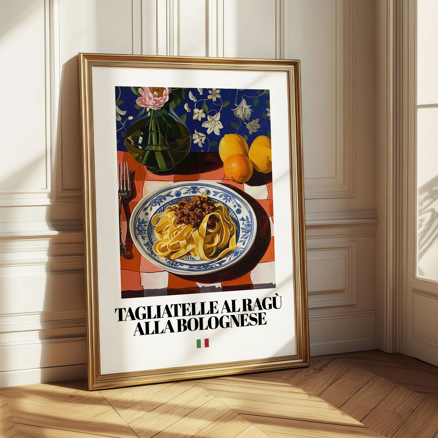 Tagliatelle al ragù alla Bolognese – Italian Pasta, Trattoria Still Life