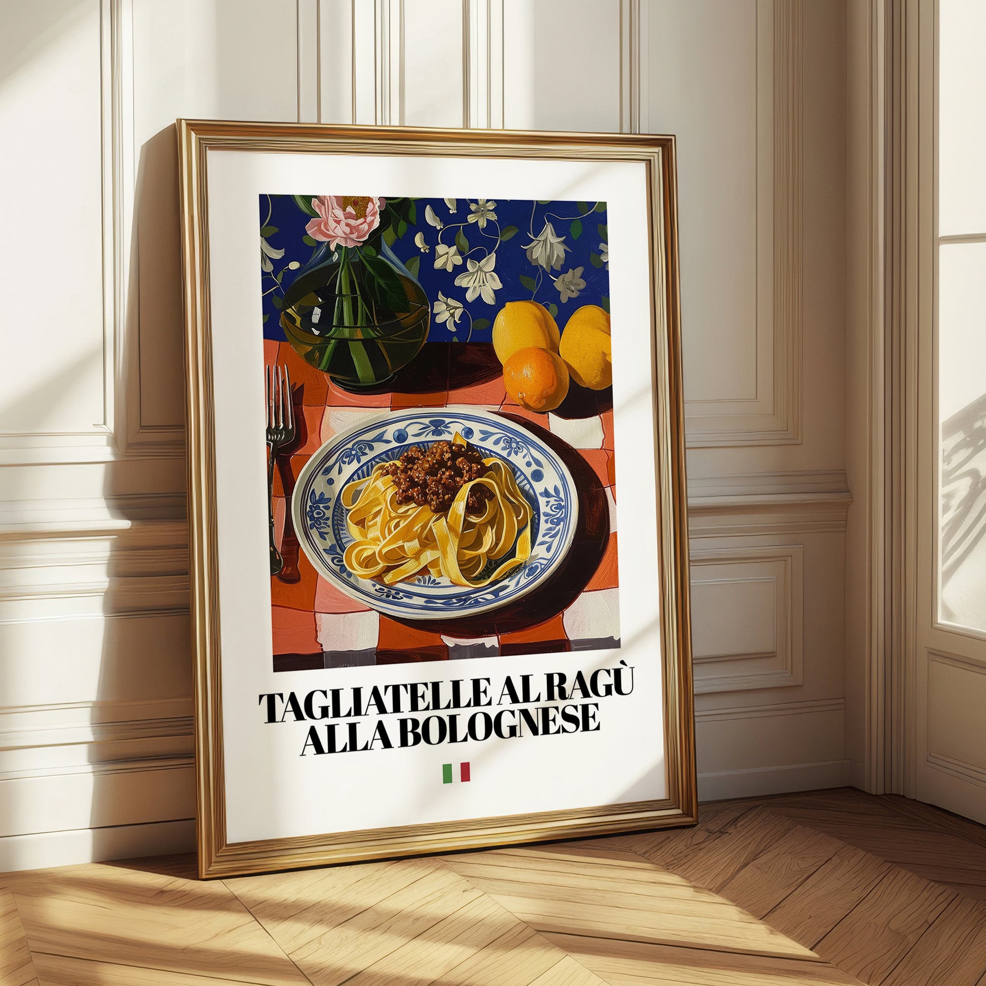 Tagliatelle al ragù alla Bolognese – Italian Pasta, Trattoria Still Life