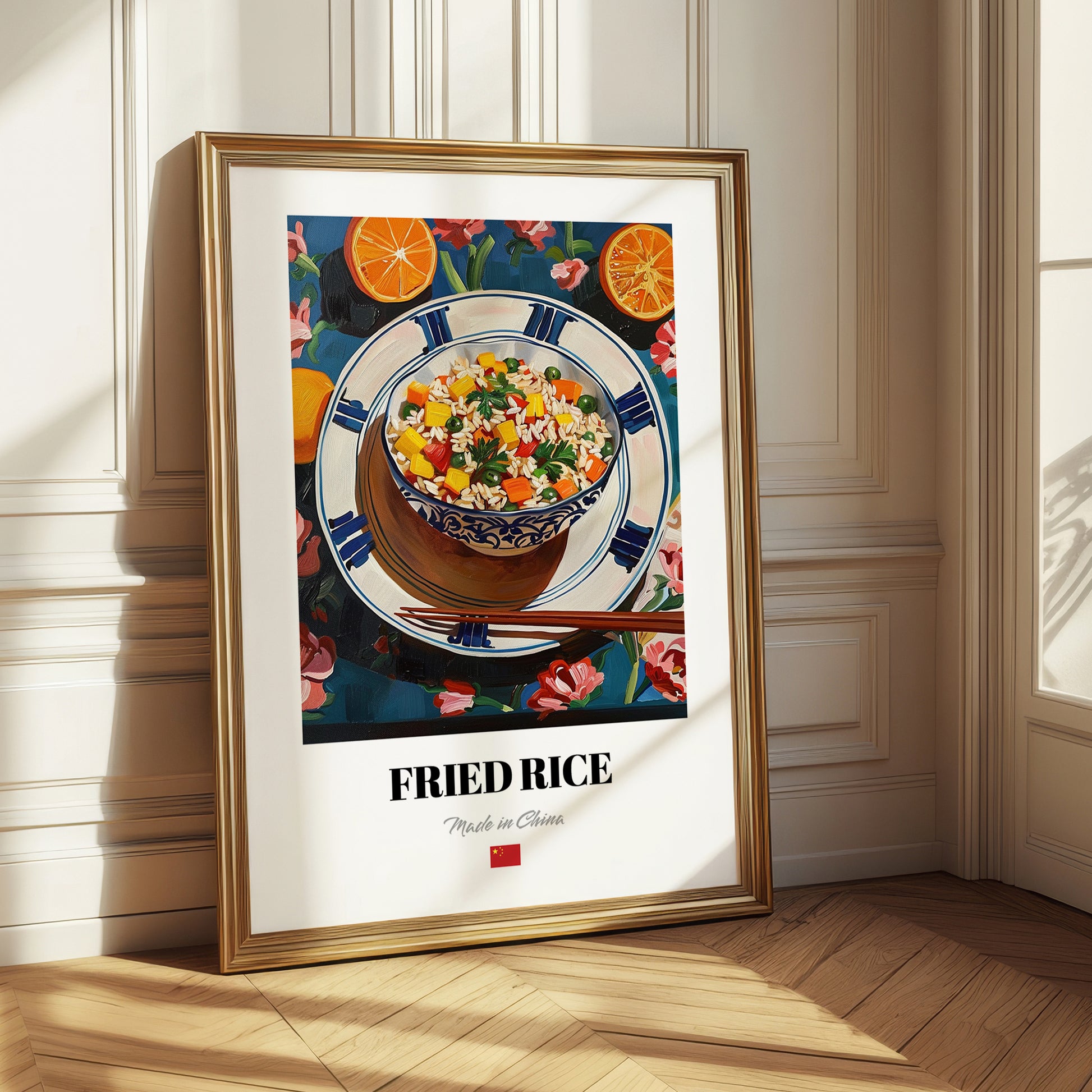 Fried Rice (Chǎofàn) – Art, Chinese Food Wall Painting