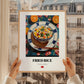 Fried Rice (Chǎofàn) – Art, Chinese Food Wall Painting, styled in a charming Paris street view