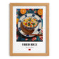 Fried Rice (Chǎofàn) – Art, Chinese Food Wall Painting, set in oak frame