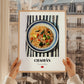 Chǎofàn (Fried Rice) – on Striped Tablecloth, Chinese Food Still Life, styled in a charming Paris street view