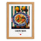 Chow Mein – Art, Chinese Food Still Life, set in oak frame