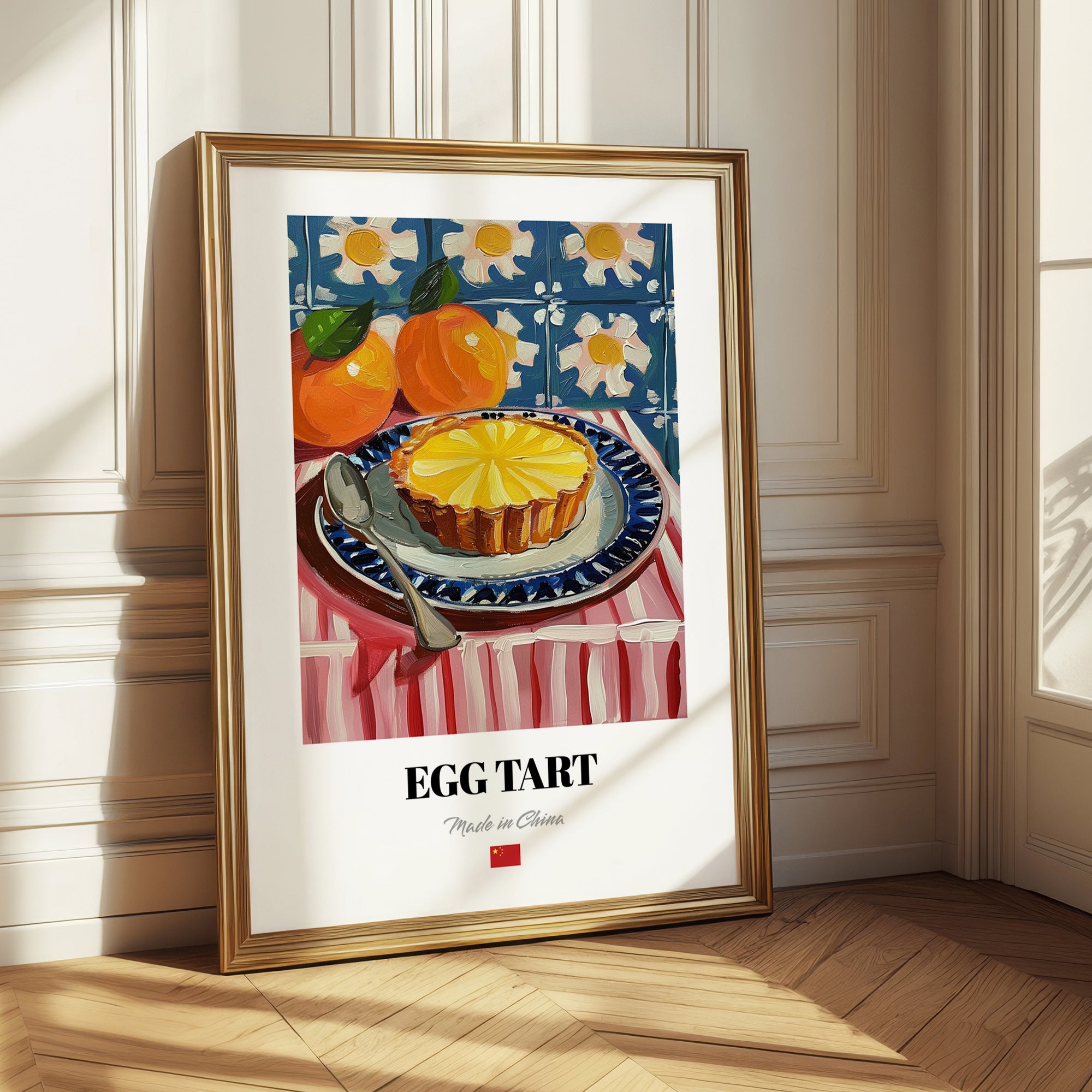 Egg Tart (Dàn Tǎ) – Art, Chinese Dessert Wall Decor 