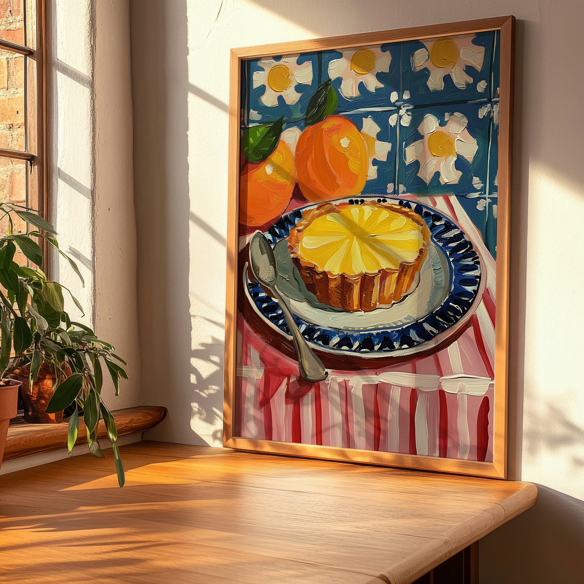 Egg Tart (Dàn Tǎ) – Art, Chinese Dessert Wall Decor, clean layout with no caption