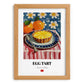 Egg Tart (Dàn Tǎ) – Art, Chinese Dessert Wall Decor, set in oak frame