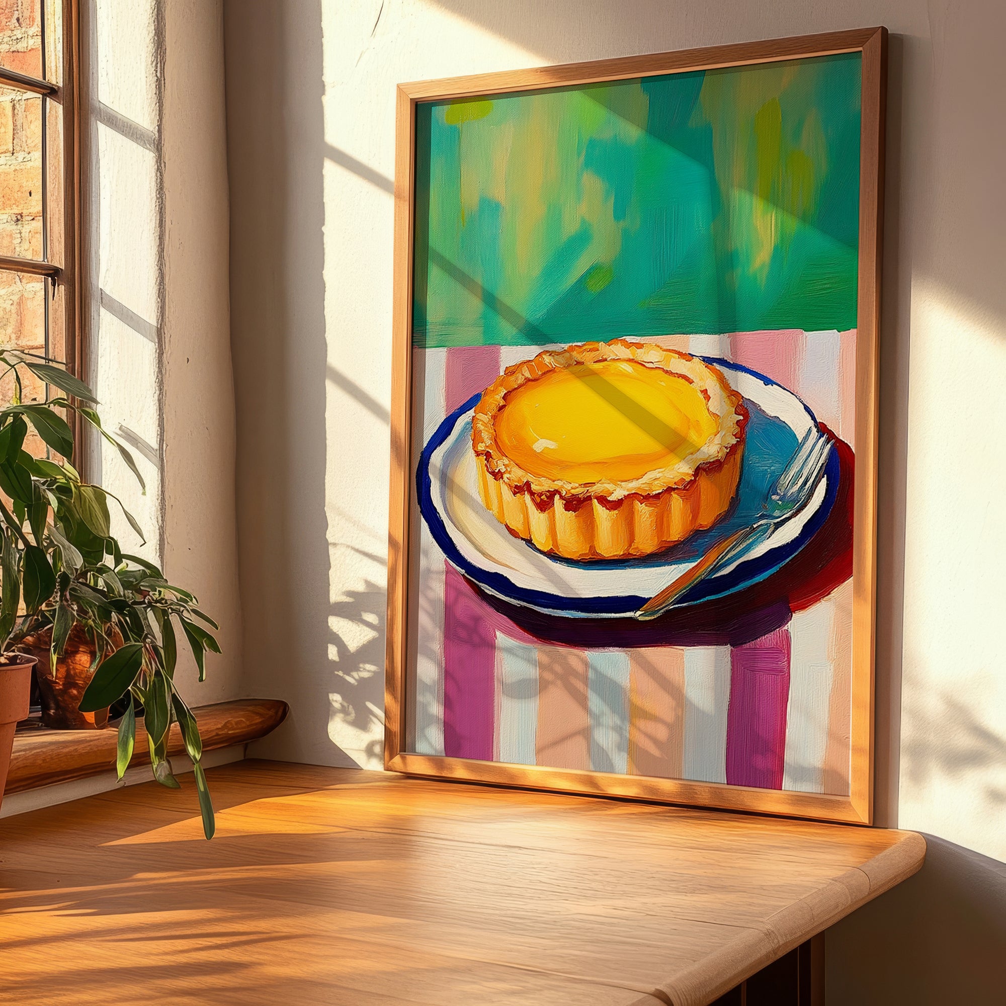 Dàn Tǎ – Art, Chinese Dessert Wall Painting, clean layout with no caption