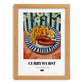 Currywurst – Art, German Food Still Life, set in oak frame