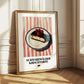 Schwarzwälder Kirschtorte – on Striped Tablecloth, German Dessert Art 
