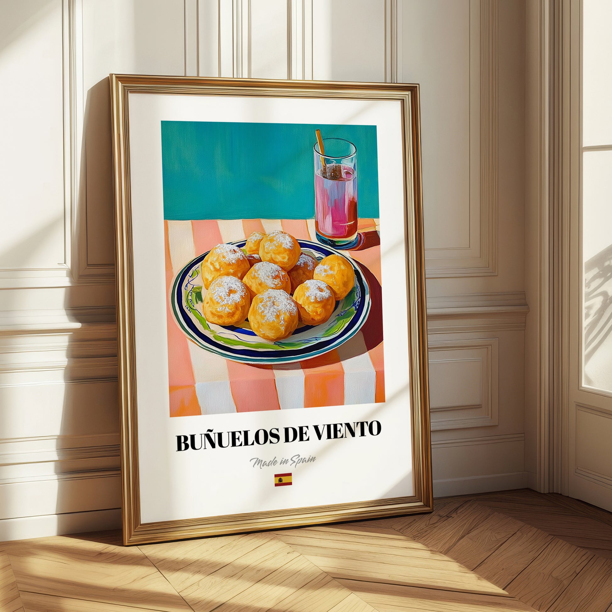 Buñuelos de Viento – Art, Spanish Dessert Wall Print 
