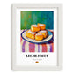 Leche Frita – Art, Spanish Dessert Illustration, placed in minimal white frame