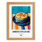 Arroz con Leche – Art, Spanish Dessert Painting, set in oak frame