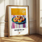 Rosquillas – Colorful Oil Painting, Spanish Dessert Wall Decor 