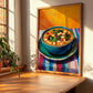 Cocido Montañés – Colorful Oil Painting, Spanish Food Still Life, clean layout with no caption