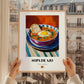 Sopa de Ajo – Art, Spanish Food Poster, styled in a charming Paris street view