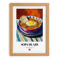 Sopa de Ajo – Art, Spanish Food Poster, set in oak frame