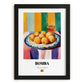 Bomba – Art, Spanish Food Wall Decor, in sleek black frame