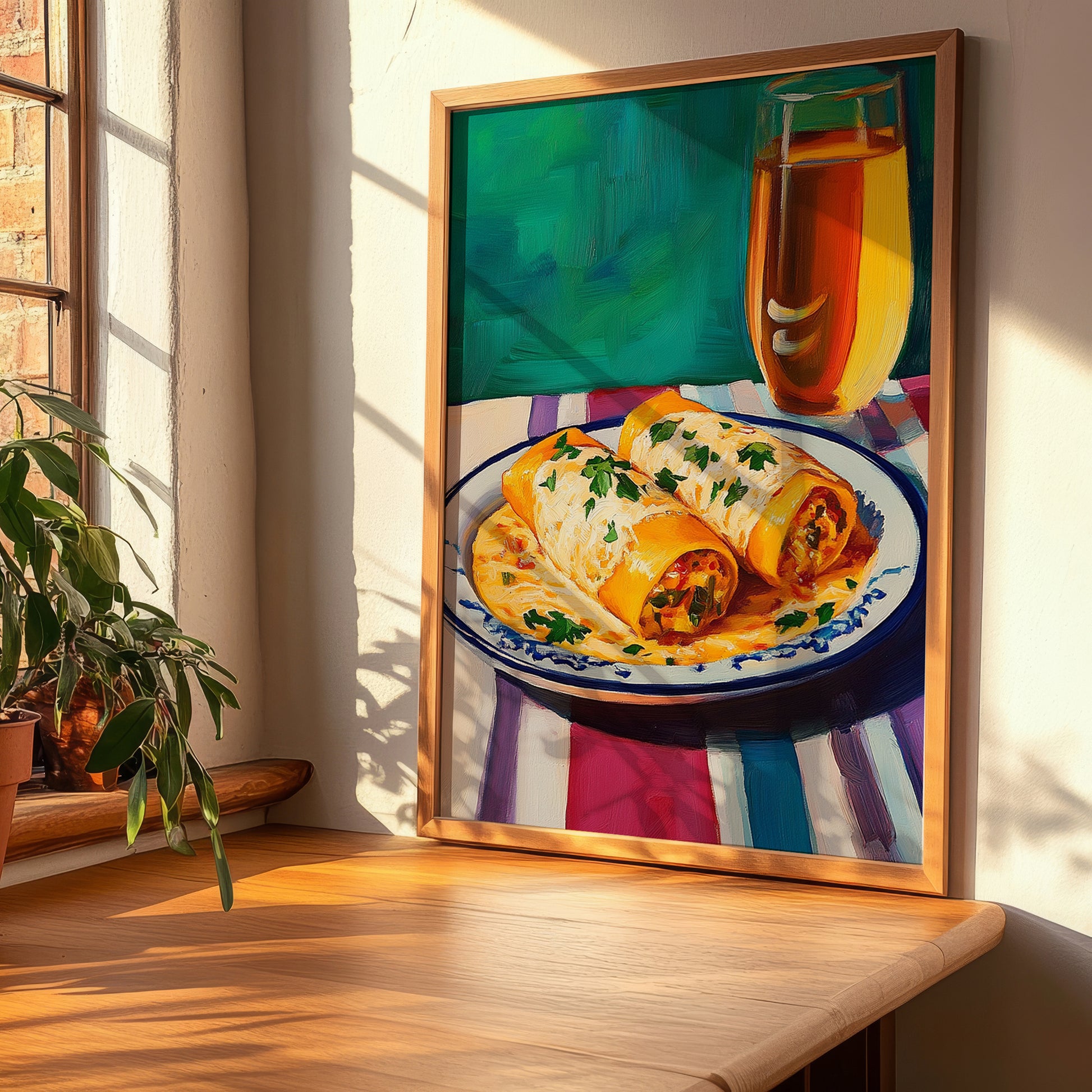 Canelones a la Catalana – Art, Spanish Pasta Wall Painting, clean layout with no caption