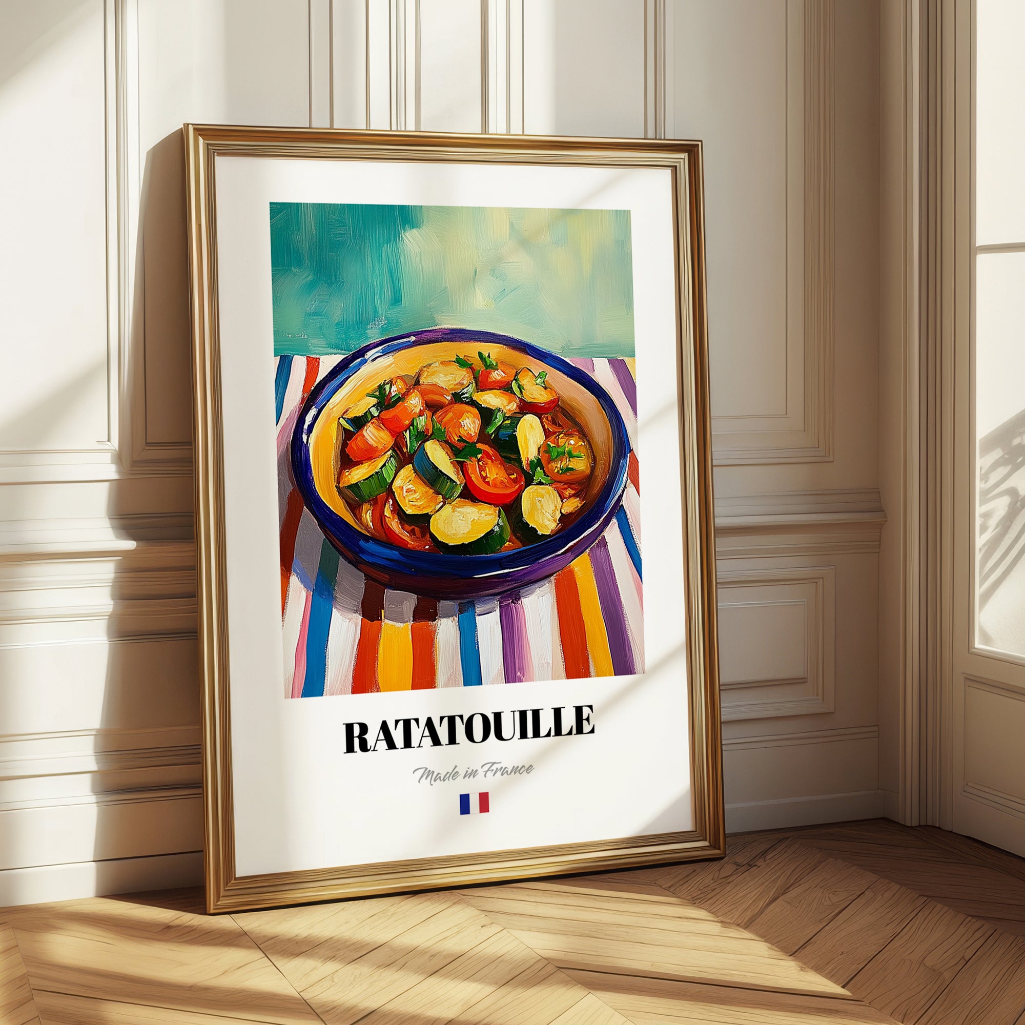 Ratatouille – Oil Painting, French Food Still Life