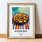 Ratatouille – Oil Painting, French Food Still Life, in wooden frame leaning on the floor