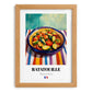Ratatouille – Oil Painting, French Food Still Life, set in oak frame