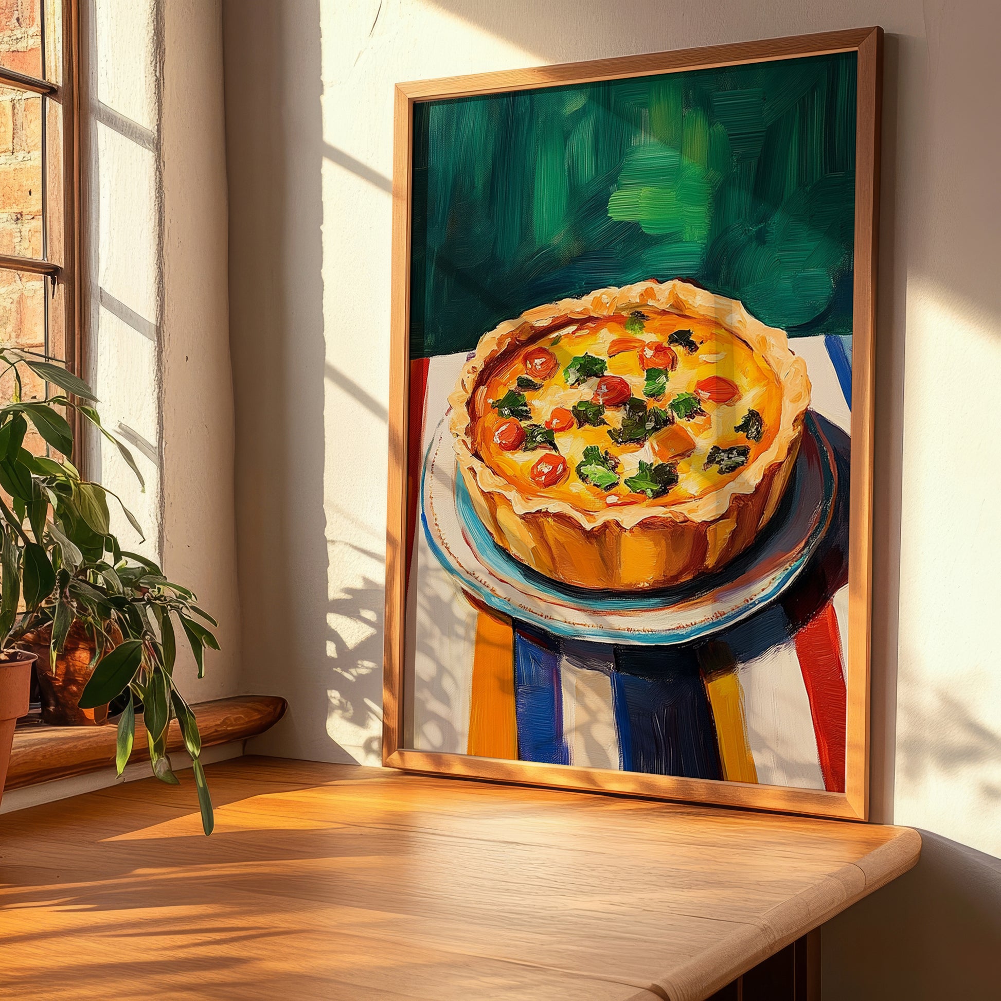 Quiche Lorraine – Art, French Pastry Wall Art, clean layout with no caption