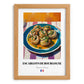 Escargots de Bourgogne – Colorful Oil Painting, French Food Painting, set in oak frame