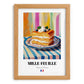 Mille-Feuille – Oil Painting, French French Pastry Painting, set in oak frame