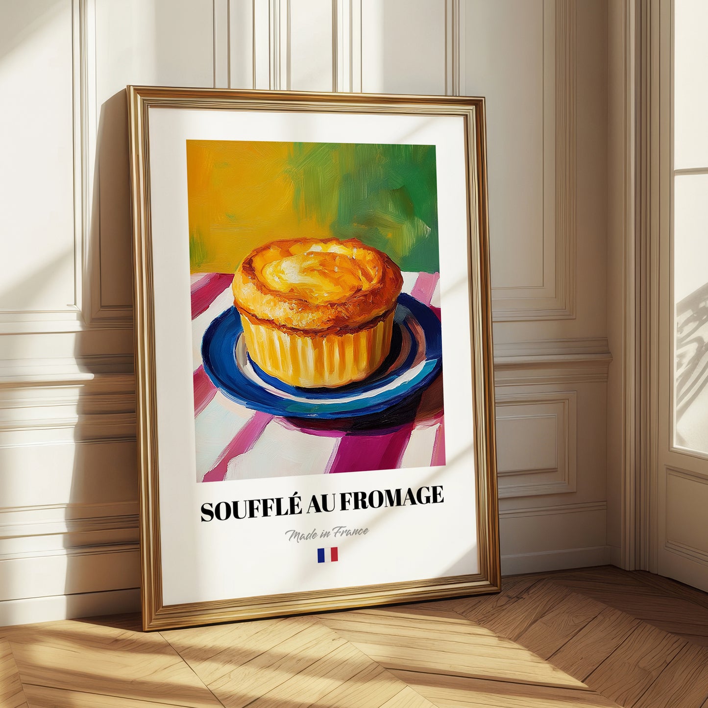 Soufflé au Fromage – Art, French Food Painting