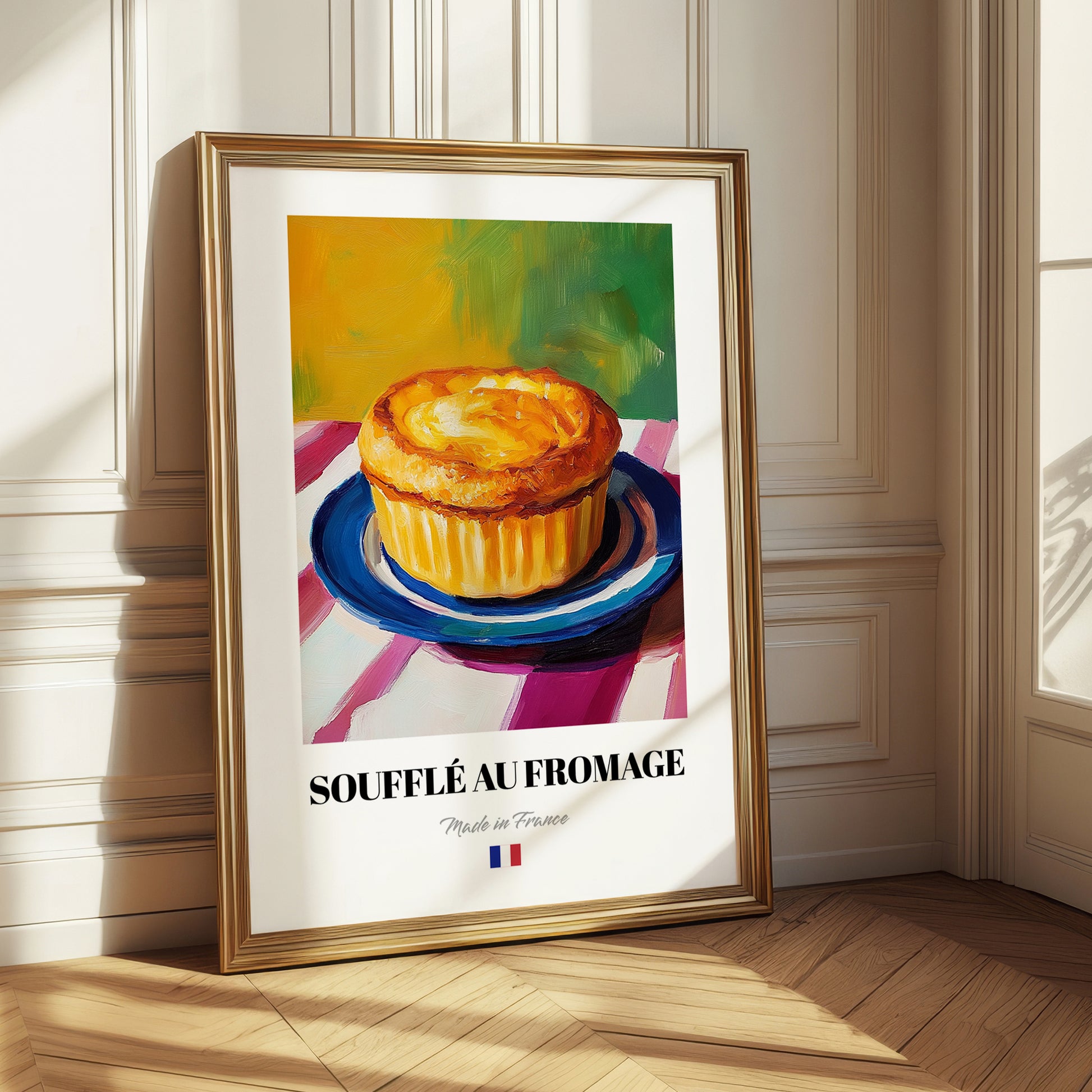 Soufflé au Fromage – Art, French Food Painting