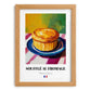 Soufflé au Fromage – Art, French Food Painting, set in oak frame