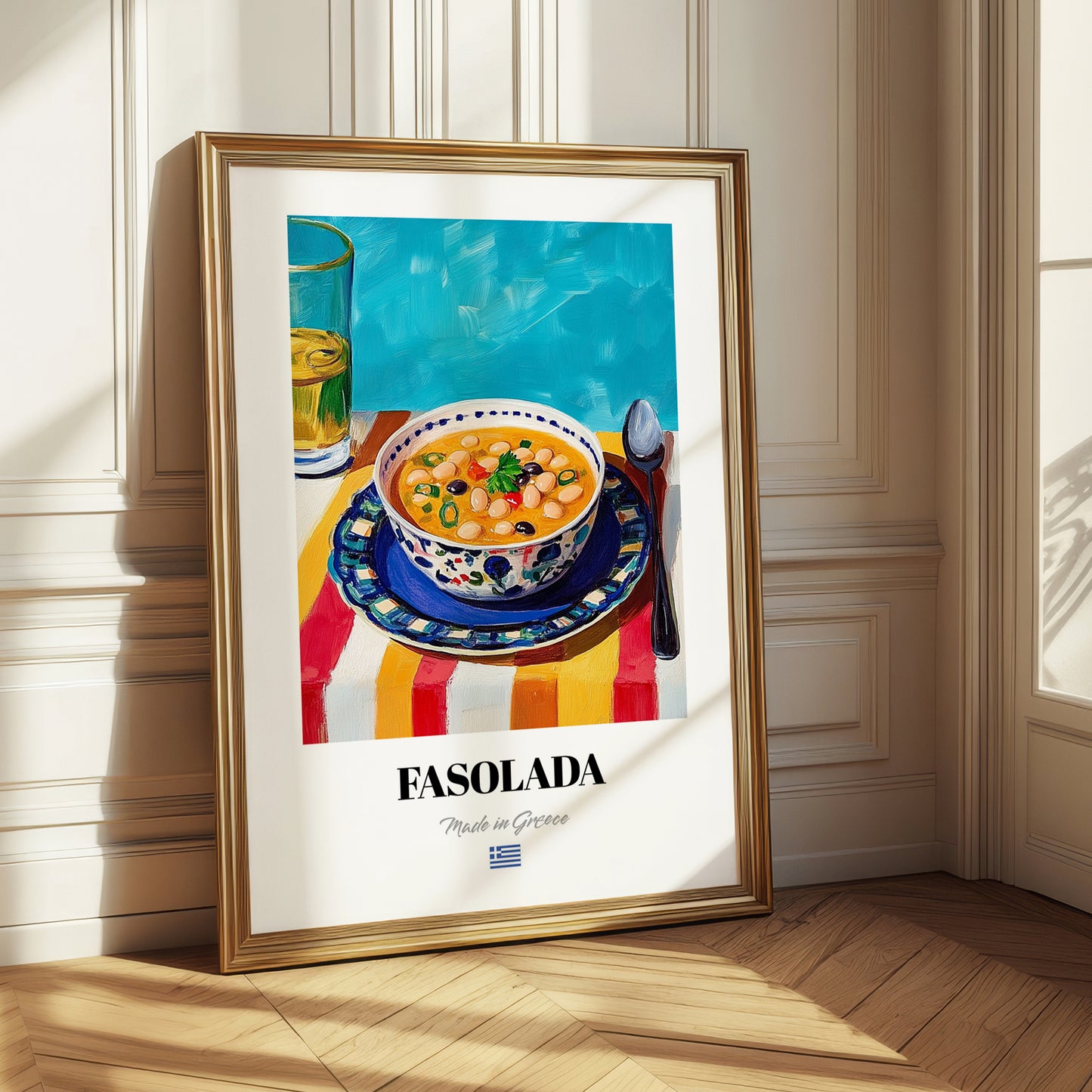 Fasolada – Art, Greek Food Wall Art