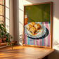 Baklava – Oil Painting, Greek Dessert Illustration, clean layout with no caption