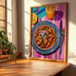 Esquites – Colorful Oil Painting, Mexican Food Wall Art, clean layout with no caption