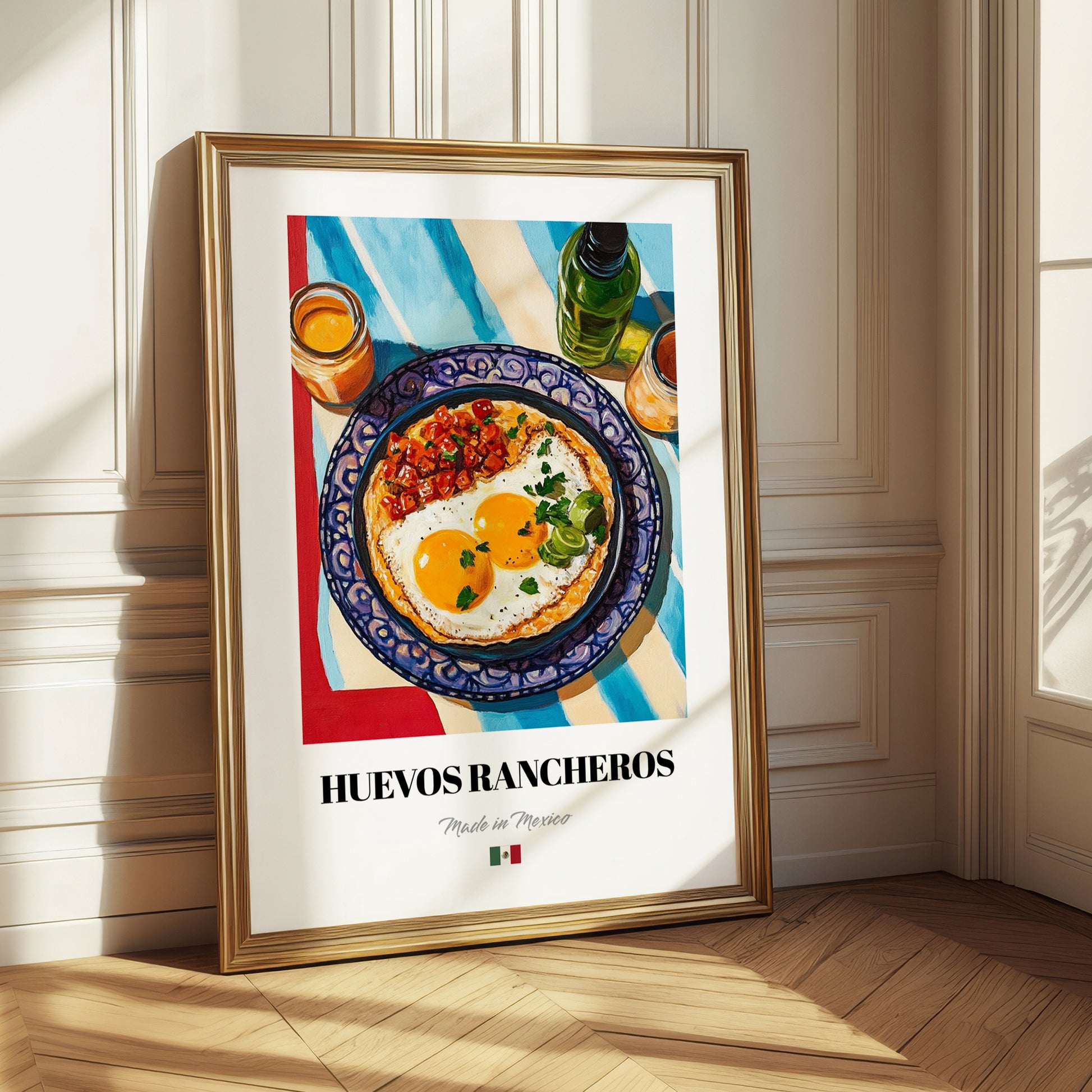 Huevos Rancheros – Art, Mexican Food Wall Painting