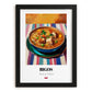 Bigos – Art, Polish Food Still Life, in sleek black frame