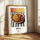 Bigos – on Striped Tablecloth, Polish Food Wall Decor