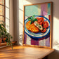 Kotlet Schabowy – Colorful Oil Painting, Polish Food Wall Decor, clean layout with no caption