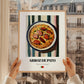 Arroz de Pato – on Striped Tablecloth, Portuguese Food Art, styled in a charming Paris street view