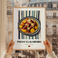 Polvo à Lagareiro – on Striped Tablecloth, Portuguese Food Still Life, styled in a charming Paris street view
